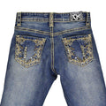 Cowboy Hardware Girls Scribble, Tan Medium Wash