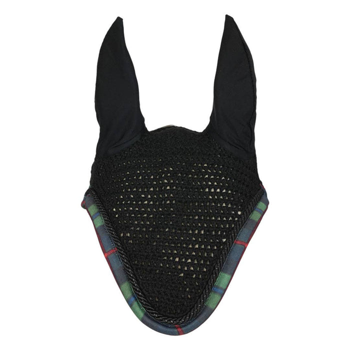 Dapplebay Holiday Plaid Pony Fly Veil - GREEN