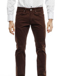 Dark Brown Denim Performance Pant