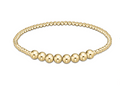 Enewton Classic Gold Bliss 2.5mm Beaded Bracelet