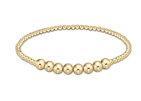 Enewton Classic Gold Bliss 2.5mm Beaded Bracelet