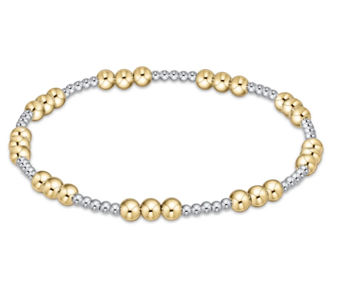 Enewton Classic Joy Pattern Bead Bracelet - Mixed Metal