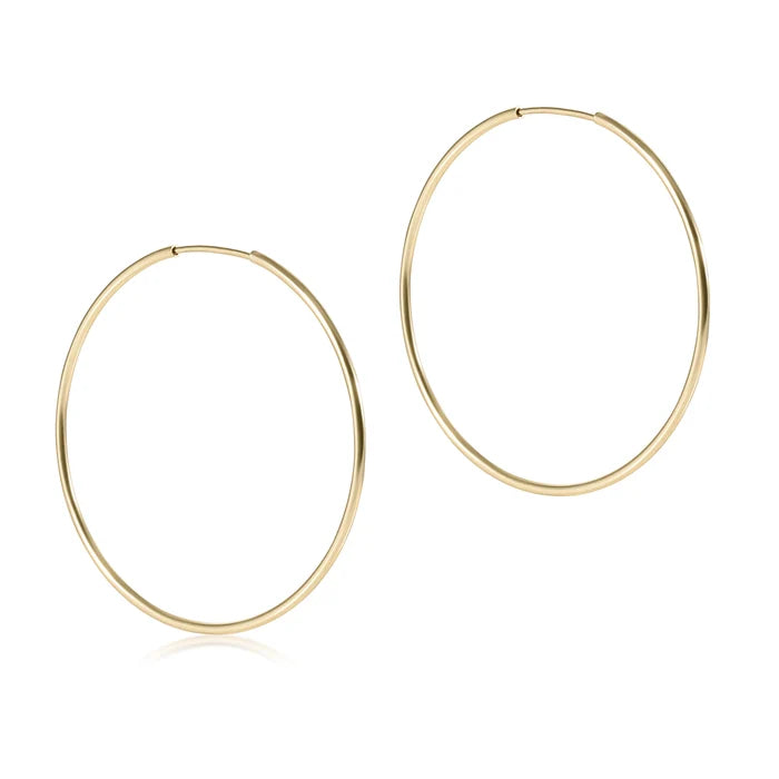 enewton Endless Gold 1.25" Hoop Earrings