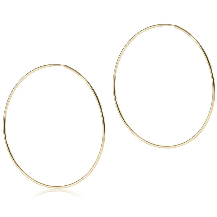 enewton Endless Gold 2" Hoop Earrings