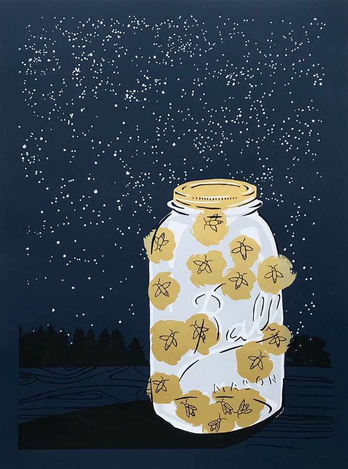 Fireflies - Screen Print