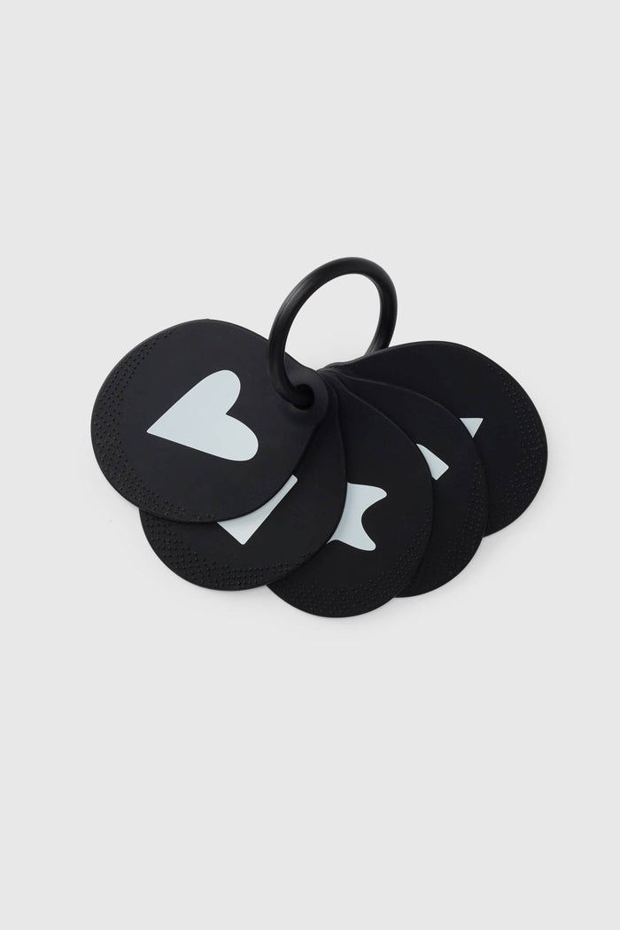 Loulou Lollipop Flashcards in Shapes — front view on white background
