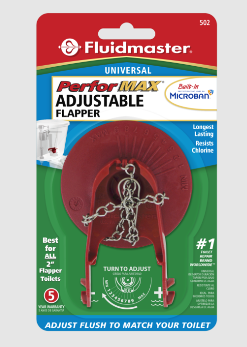 Fluidmaster 502P21 Adjustable 2" Flapper - NYDIRECT