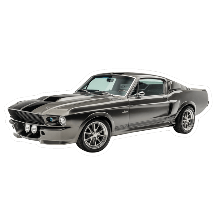 Ford Mustang GT500 Eleanor Vinyl Decal / Sticker, Silver-Grey - ZSPEC Design LLC - Decals - Decal, lifestyle, sticker - zspecdesign.com