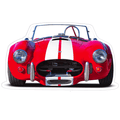 Ford Shelby Cobra Sports Car Vinyl Decal / Sticker, Red - ZSPEC Design LLC - Decals - Decal, ford, fordgt, fox, gt40, lifestyle, mustang, s197, s550, sticker - zspecdesign.com