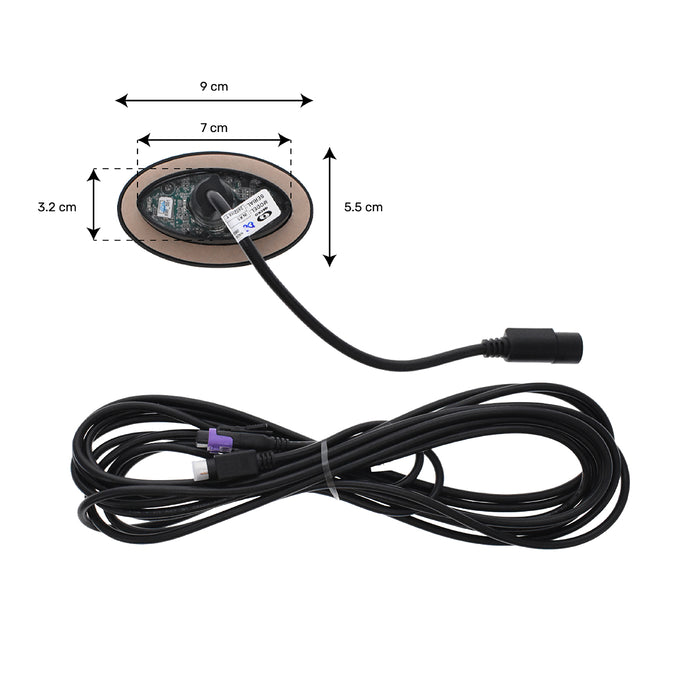 Gecko IN.K120 Auxiliary Control Panel with Cyclone Overlay - 0607-005021