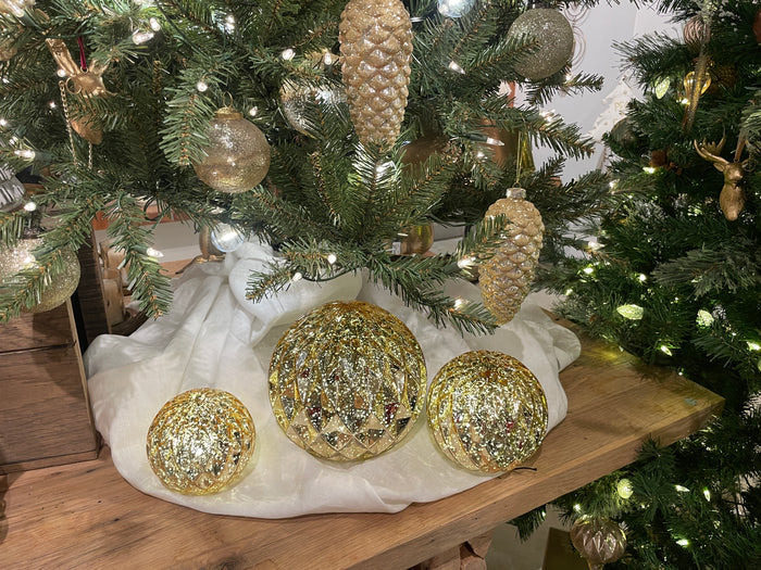 Golden LED Lighted Globe