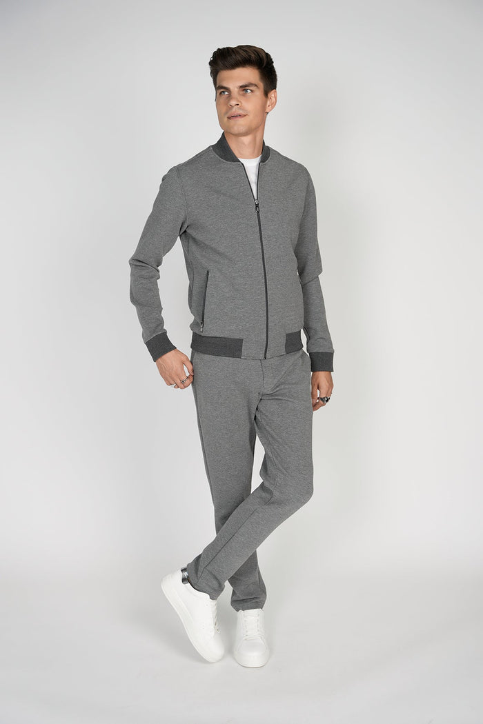 Grey Bomber Pants