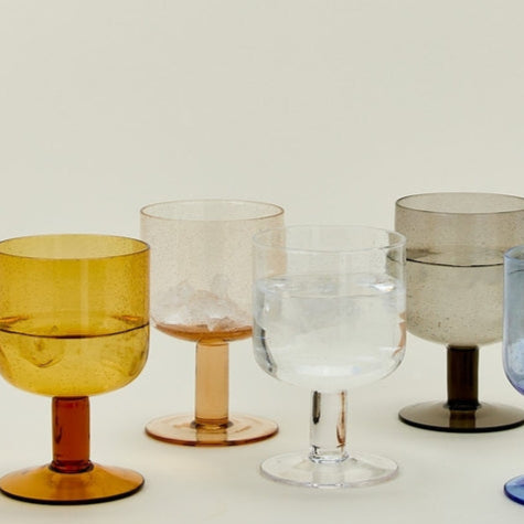 Hawkins New York Seeded Stemmed Glassware at Golden Rule Gallery in Excelsior Minnesota