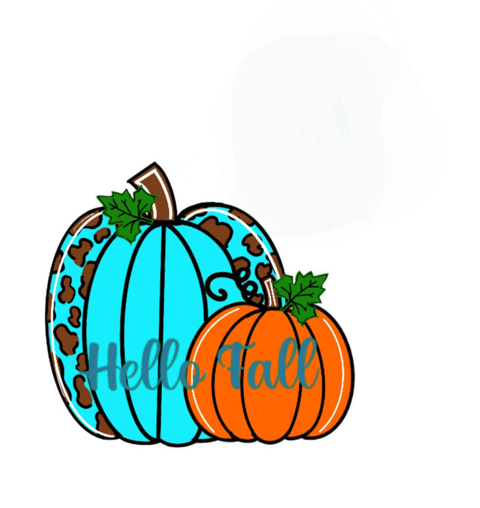 Hello Fall Pumpkin