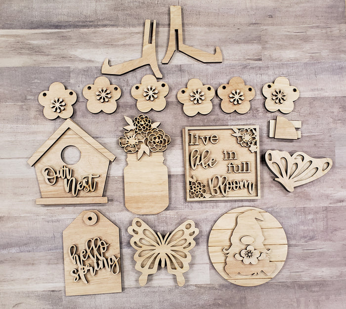 Hello Spring Tiered Tray