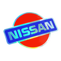 Holographic Vinyl Nissan-Style Sticker Decal, 4" x 2.8" - ZSPEC Design LLC - Decals - 240sx, 300zx, d40, Decal, frontier, lifestyle, nissan, sticker - zspecdesign.com