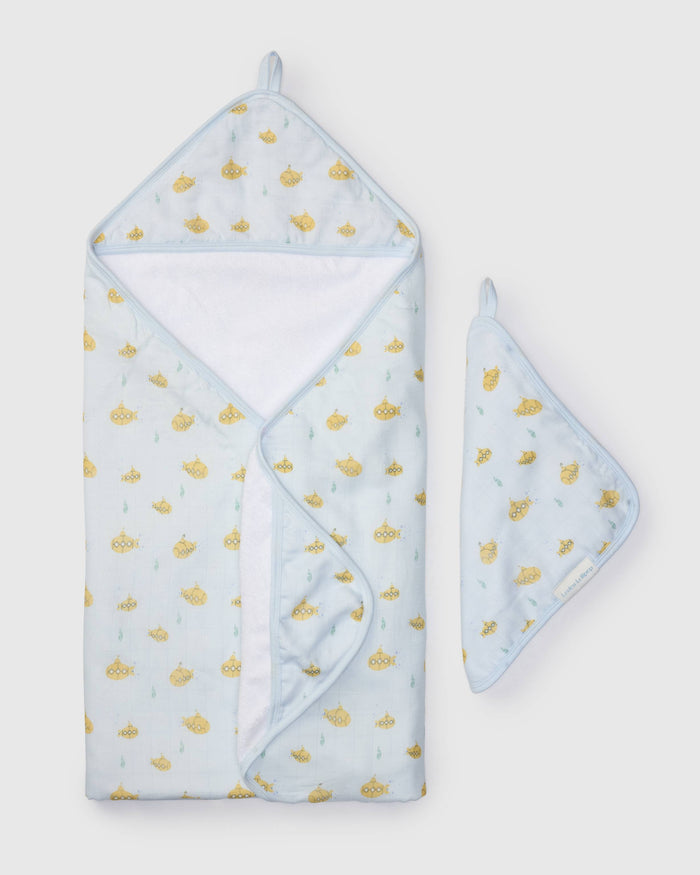Hooded Towel Set - Ocean Explorer
