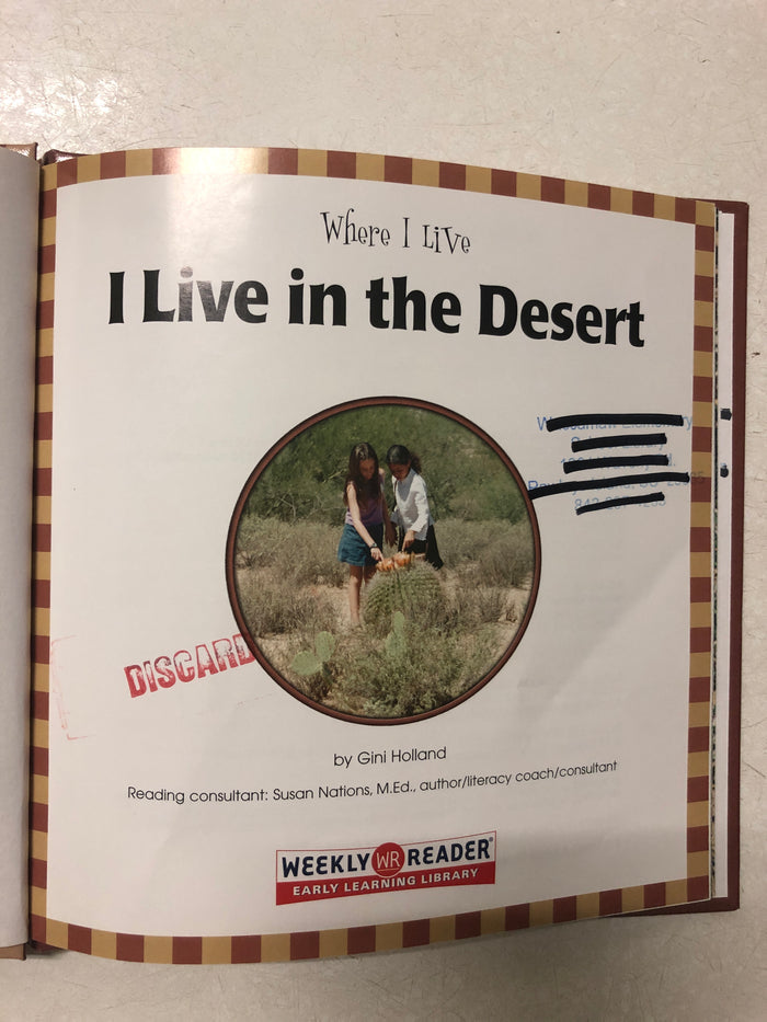 I Live in the Desert