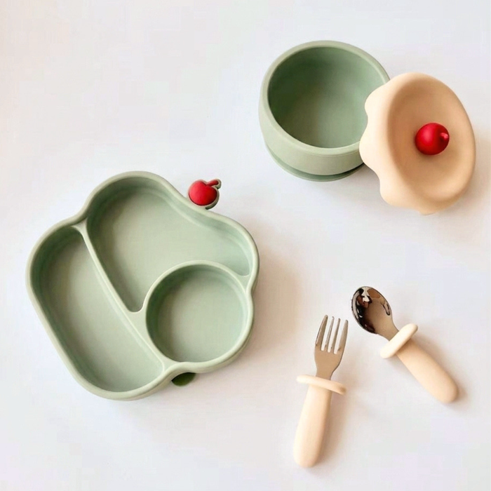 Ice Cream Silicone Bowl with Lid