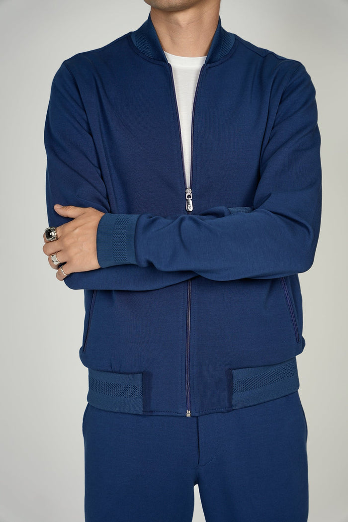 Indigo Bomber Jacket