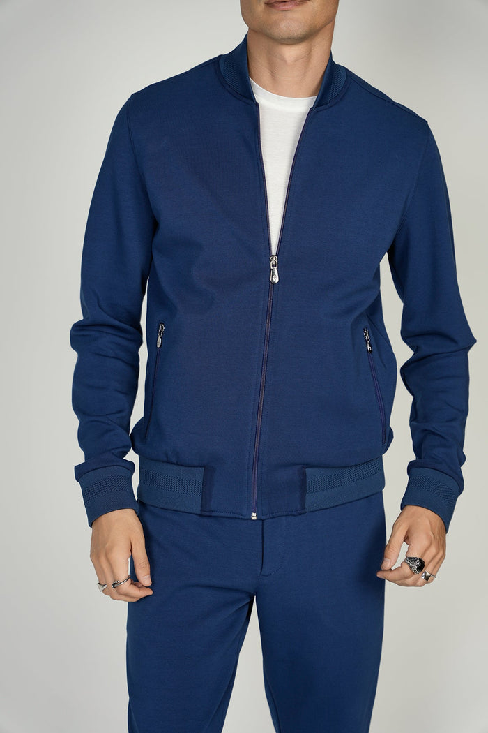 Indigo Bomber Jacket