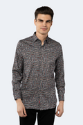 Interval Daggers of Black, White, Blue and Red Marks Shirt