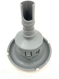 Jet Mini Hurricane Directional Grey with Stainless Steel - 75mm Face