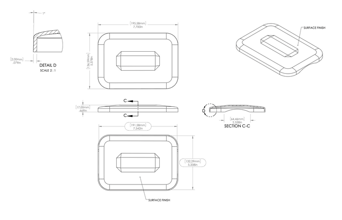 K1001 Touchpad Protective Cover