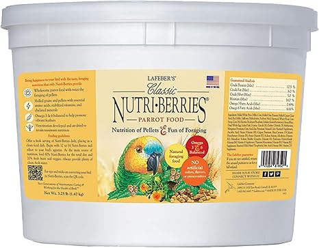 LAFABER FOOD PARROT NUTRIBRY 3.25#