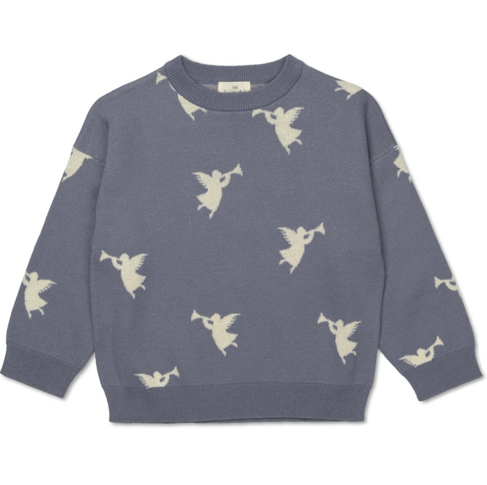 Lapis Knit Blouse - Angel