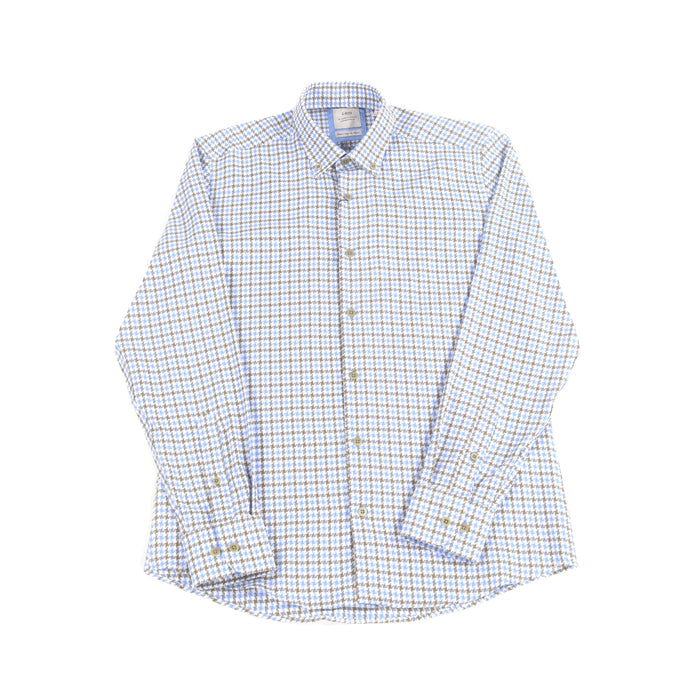 Leo Houndstooth Plaid Shirt