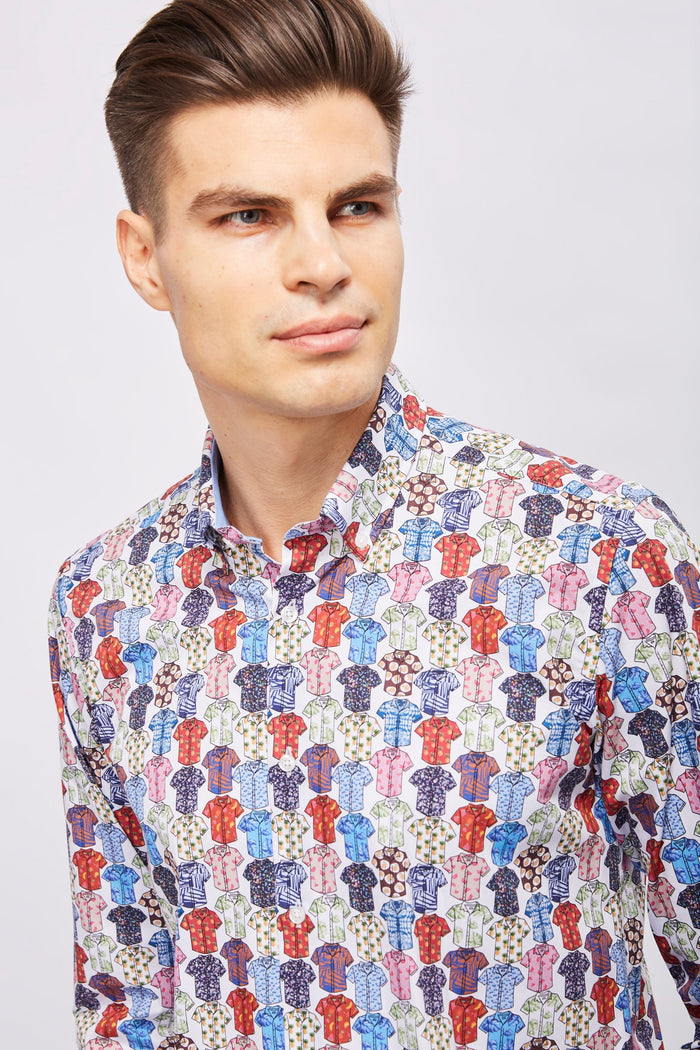 Leo Multicolor Shirts Print