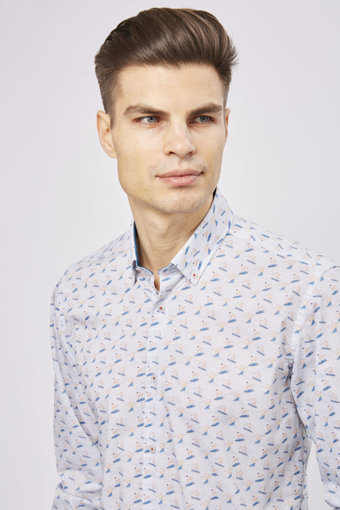 Leo Surfers on Surfboards Shirt