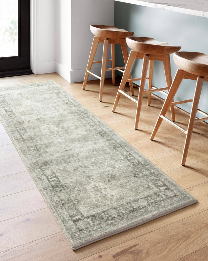 Loloi II Rosette Rug | Steel / Graphite Loloi