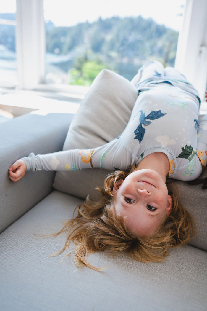 Long Sleeve Pajama Set TENCEL™ - Magical Dragons