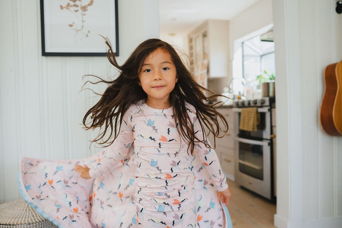 Long Sleeve Pajama Set TENCEL™ - Unicorn Ballet