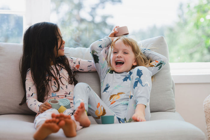 Long Sleeve Pajama Set TENCEL™ - Unicorn Ballet