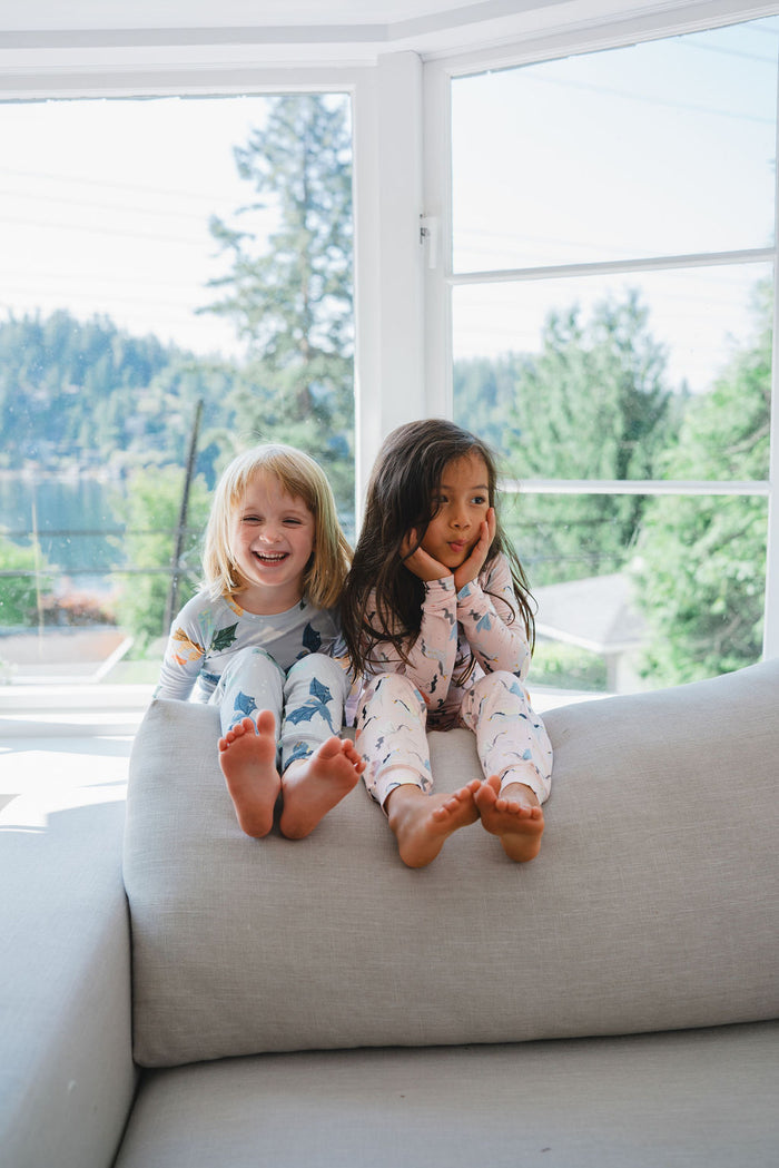 Long Sleeve Pajama Set TENCEL™ - Unicorn Ballet