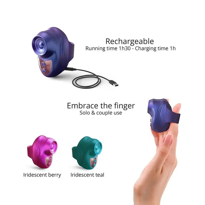 Love to Love® Kisscool Finger Tapping Stimulator - Rolik®