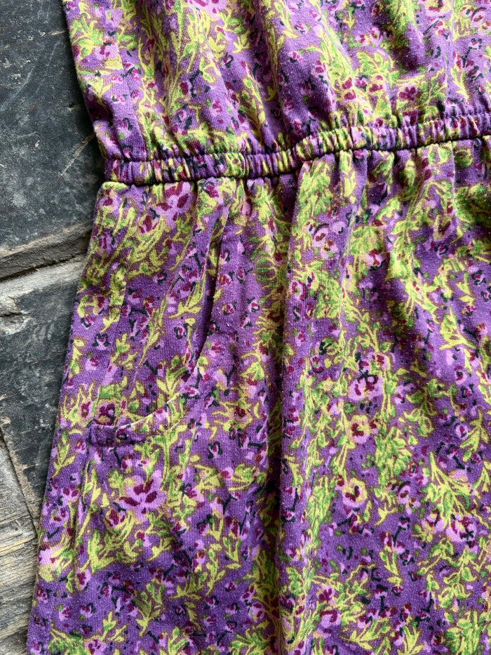 LuLaRoe Mae Dress - girl's 8 purple floral