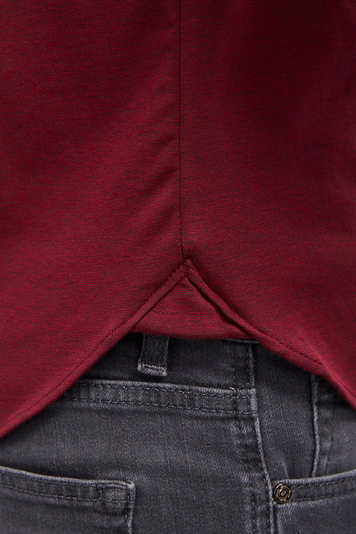 Max Colton James Shirt in Burgundy