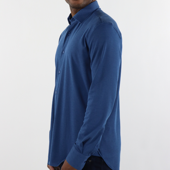 Max Colton James Shirt in Mid Blue