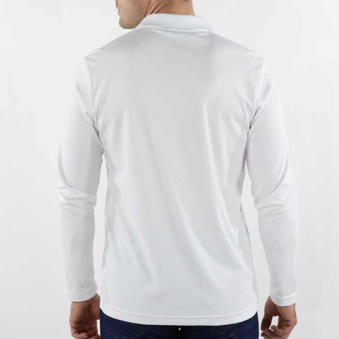 Max Colton White Long Sleeve Collar Shirt