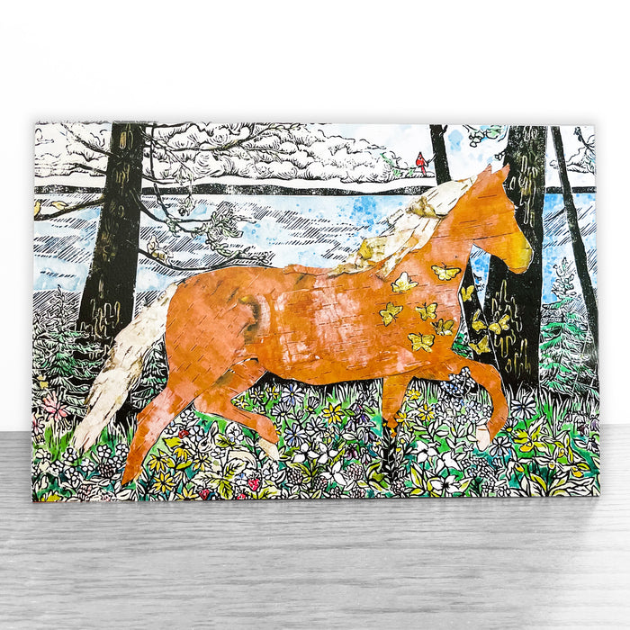 Morning Frolic Reproduction Print by Natalia Woheltz of Peninsula Prints.