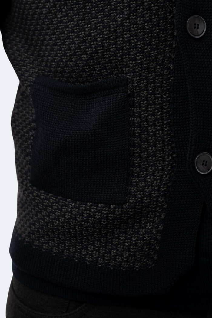 Navy Knit Cardigan