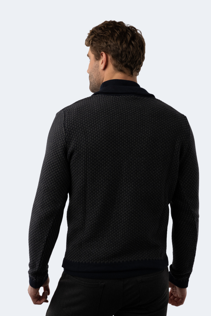 Navy Knit Cardigan