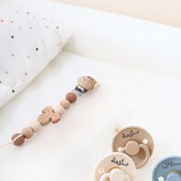 FRIGG Pacifier & Clip – Autumn Design