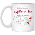New York Georgia Mother And Son Mug - Mug Teezalo