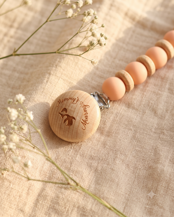 Newborn Pacifier Clip – Nature Design