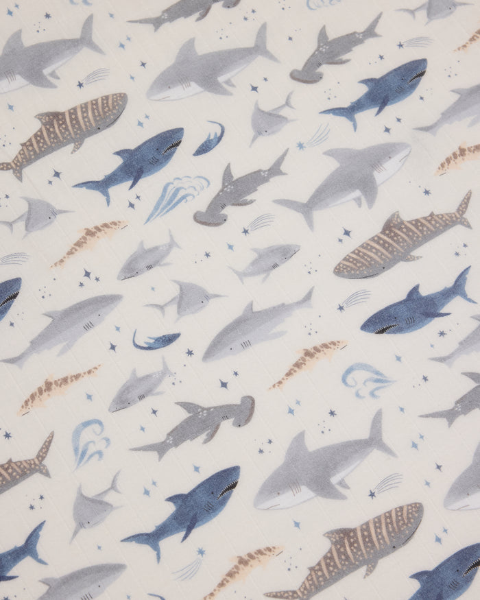 Newborn Sleep Starter Bundle - Smiley Sharks